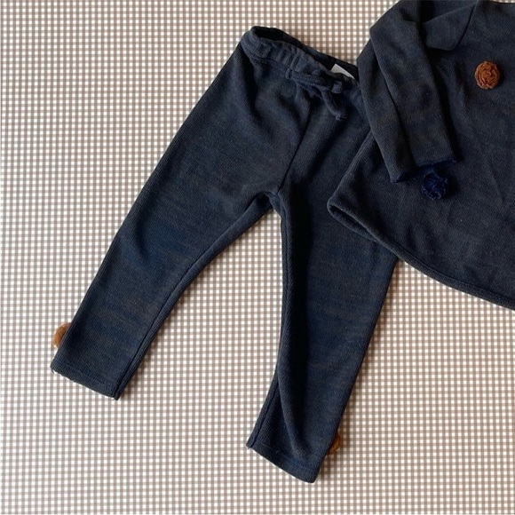 Zara baby girl autumn tones leggings and long sleeve top Set. Size 18-24 months - Picture 3 of 15